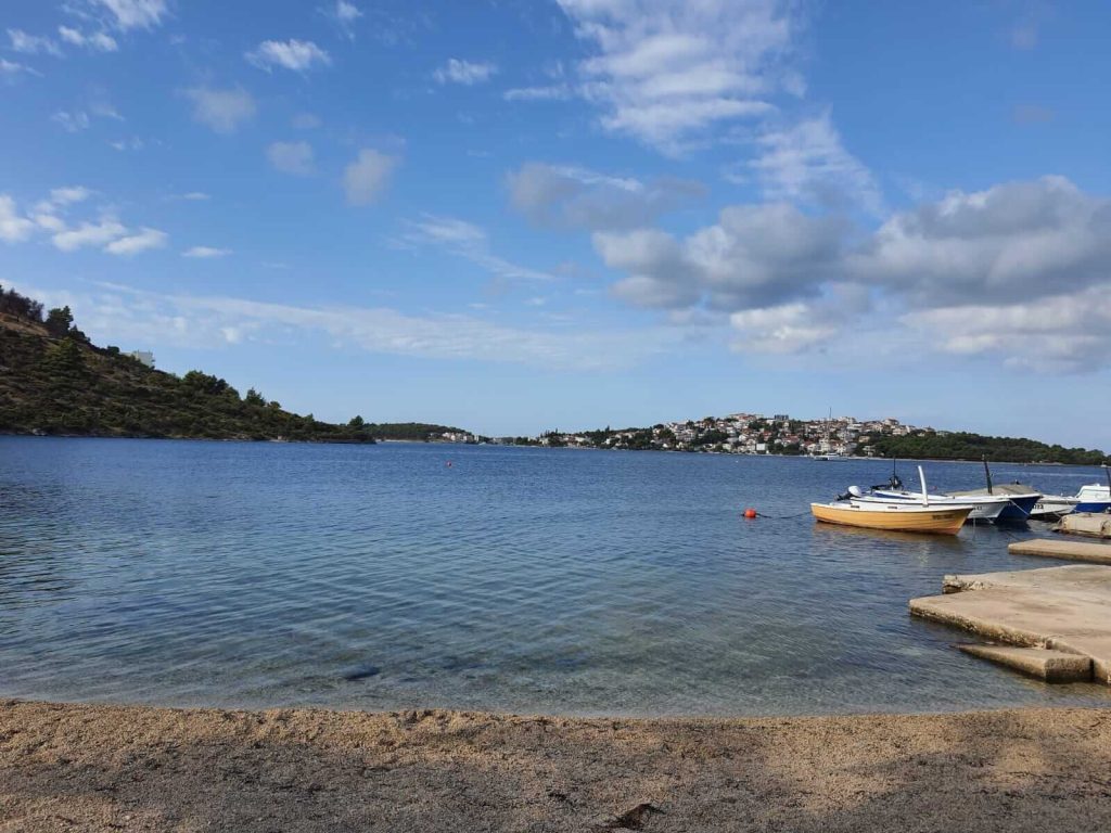 rogoznica beach house beach panorama